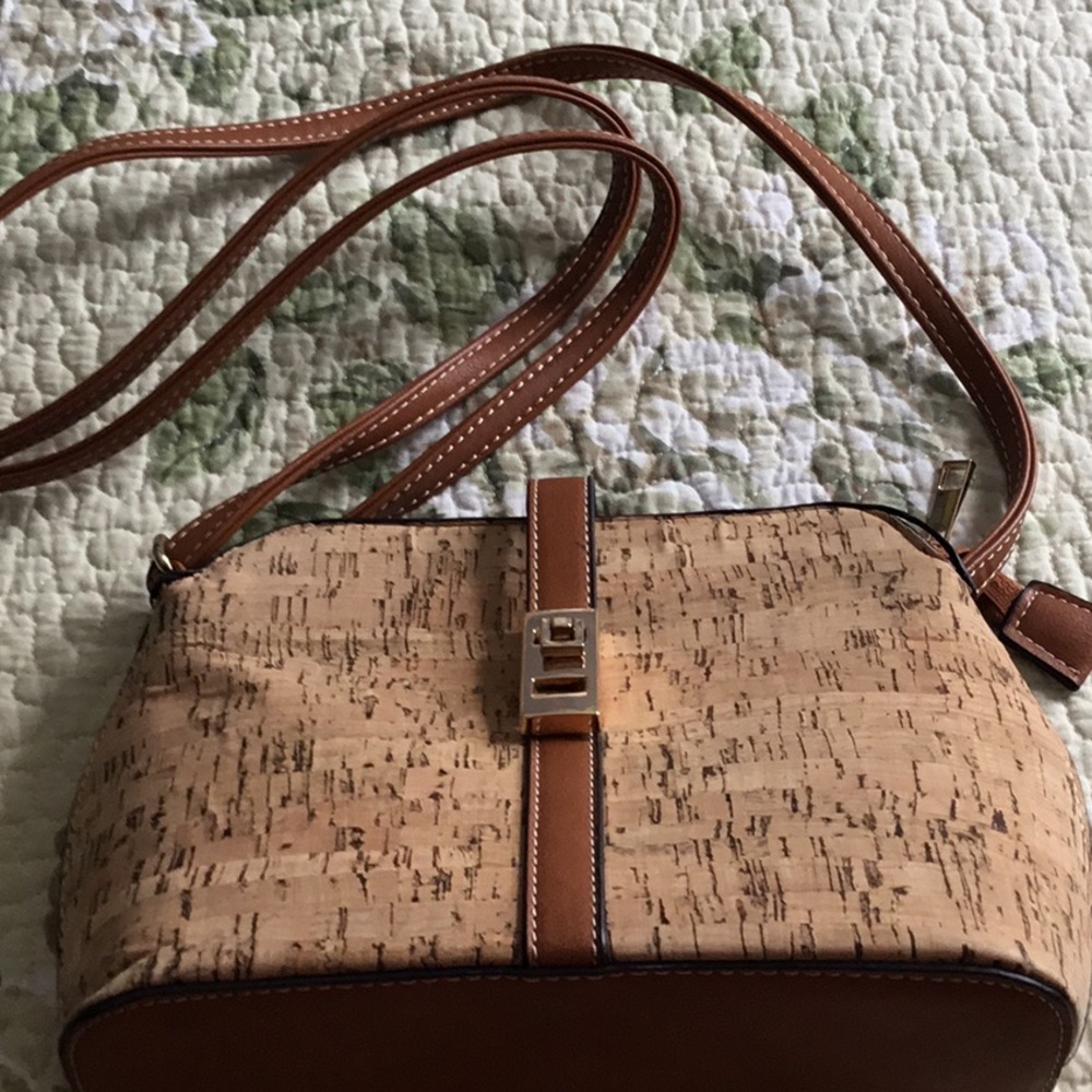 Cork shoulder bag from Portugal